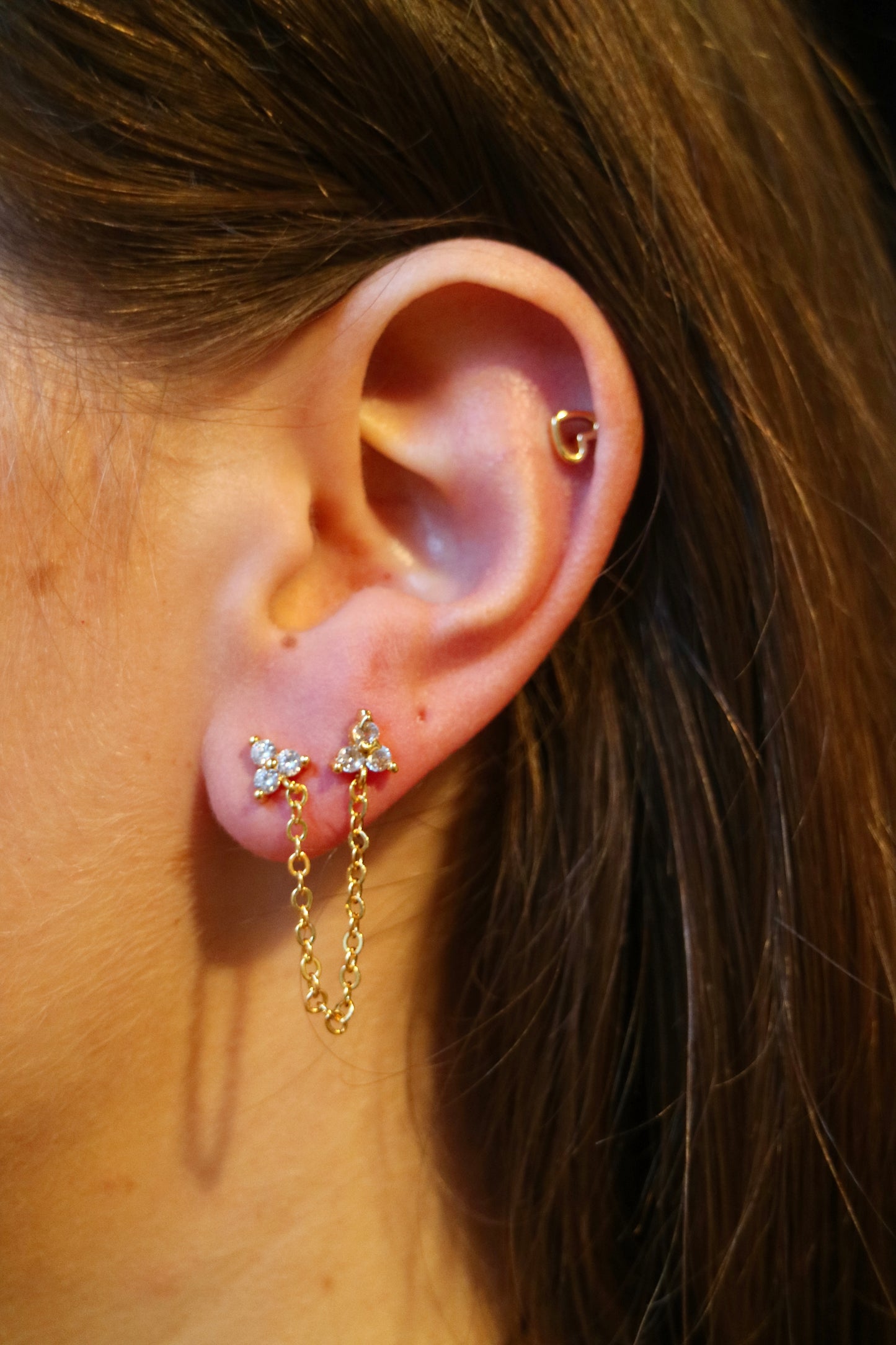 DOUBLE CLOVER EARRING
