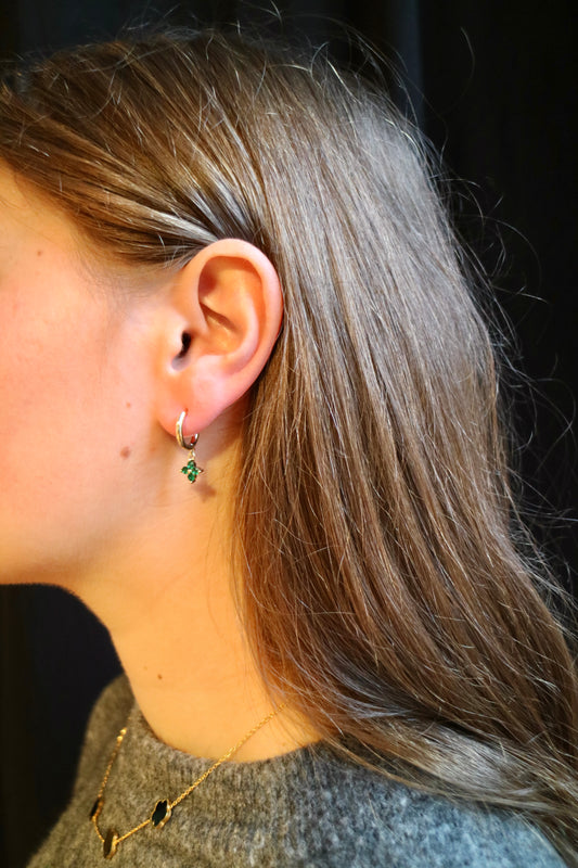 BIG CLOVER EARRING