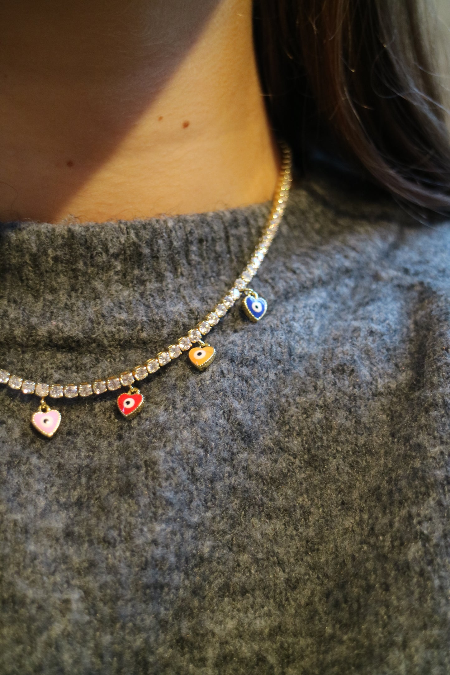DIAMOND HEART NECKLACE