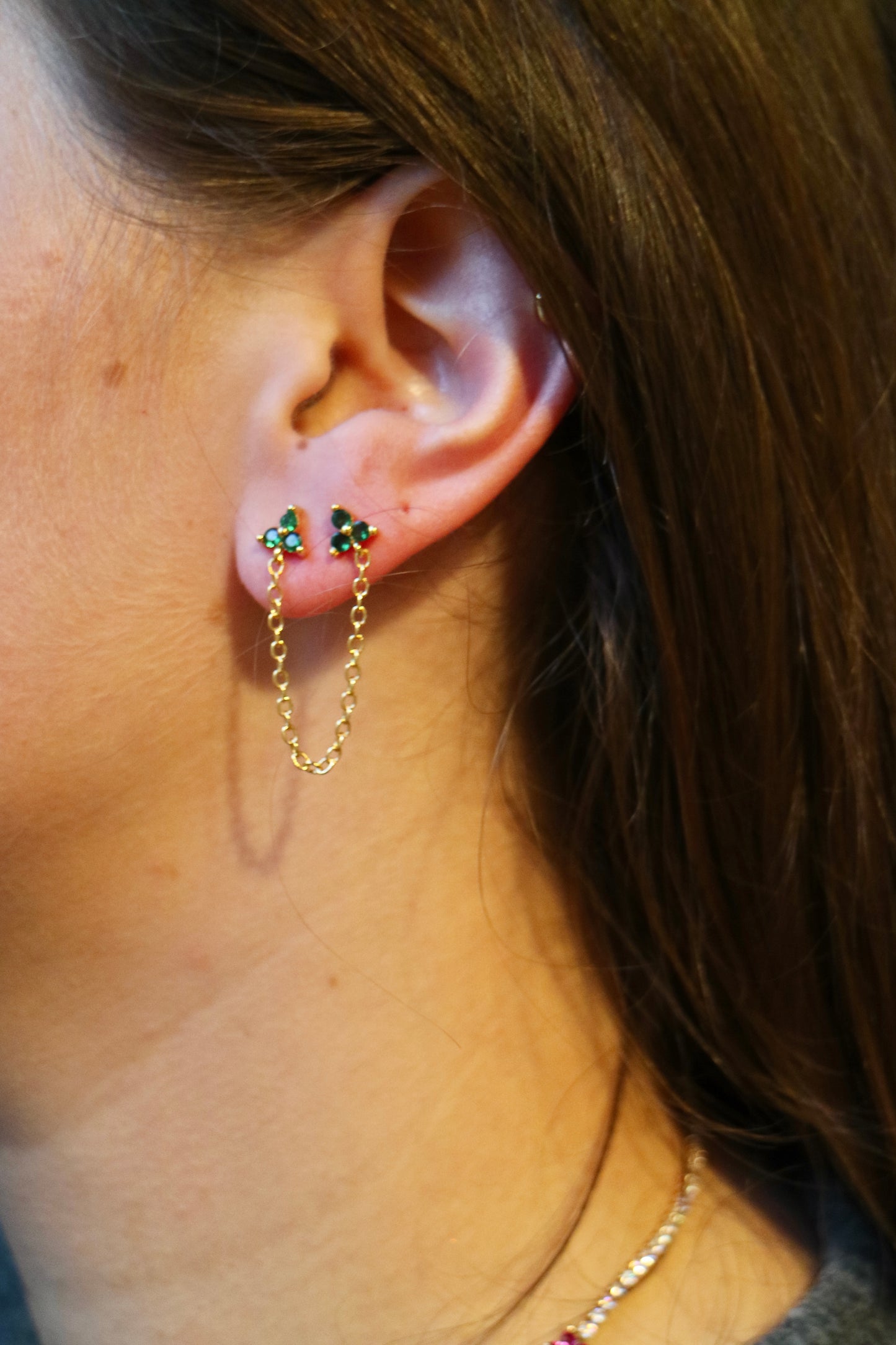 DOUBLE CLOVER EARRING