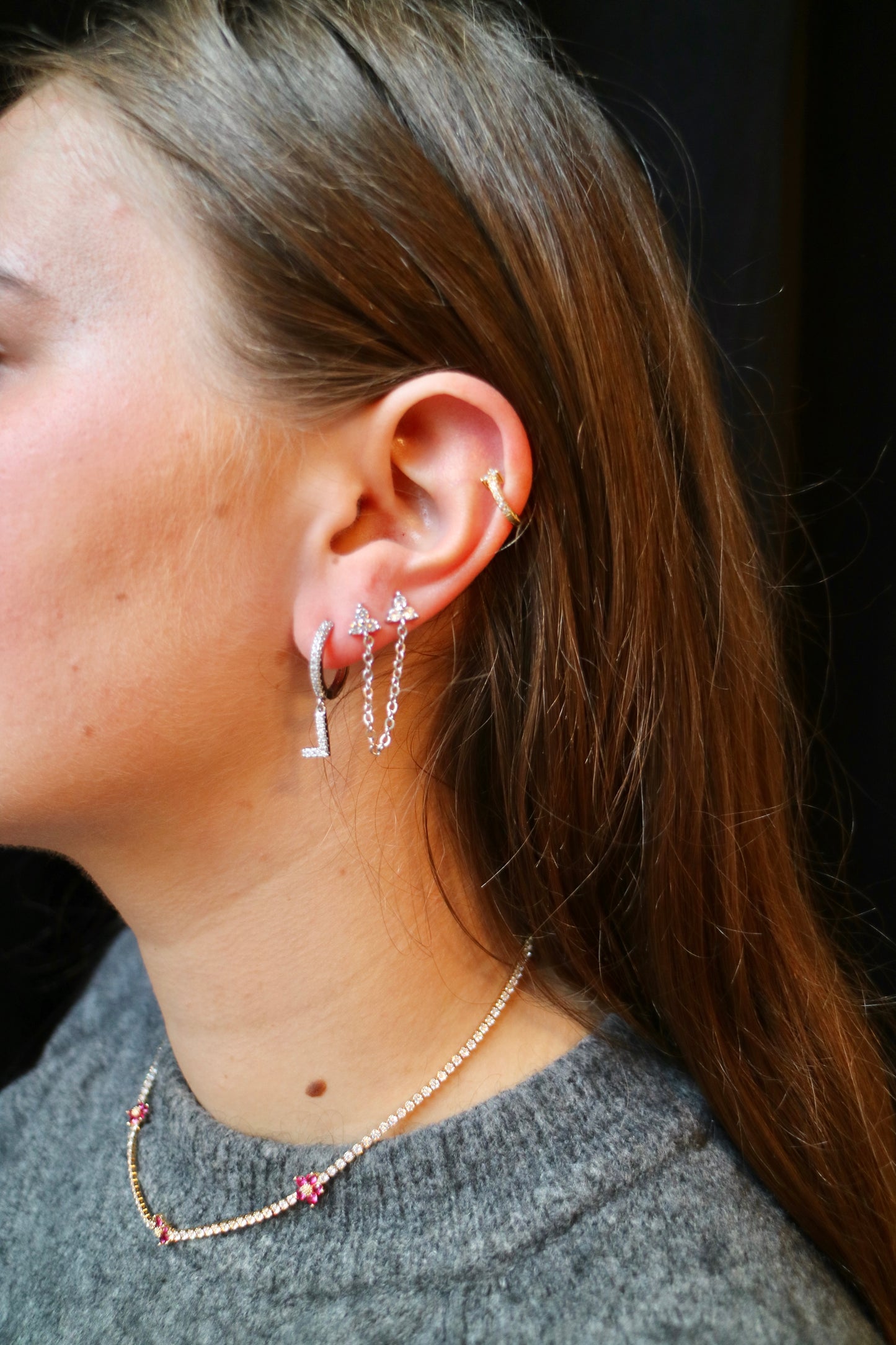 INITIAL EARRING