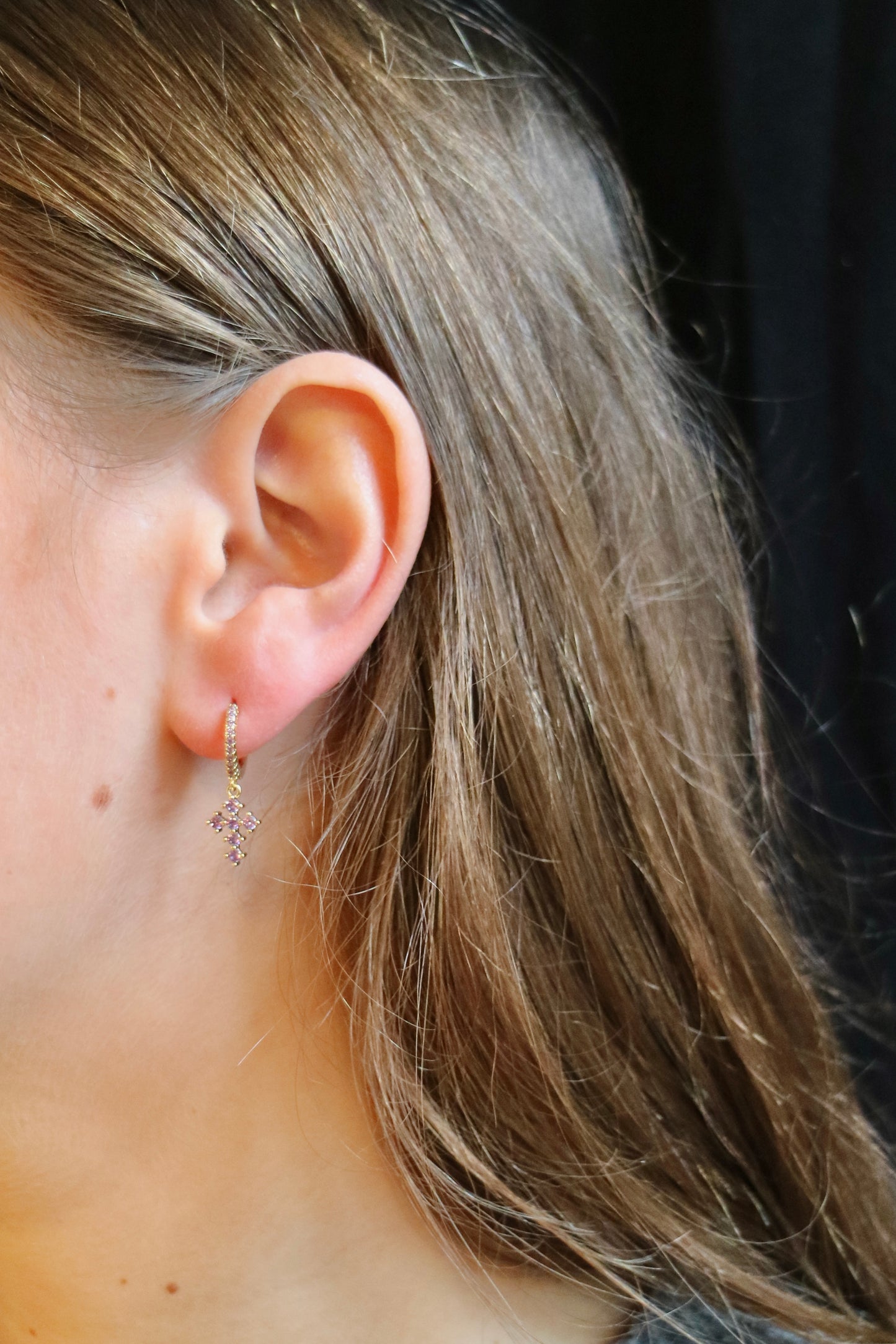 CROSS EARRING