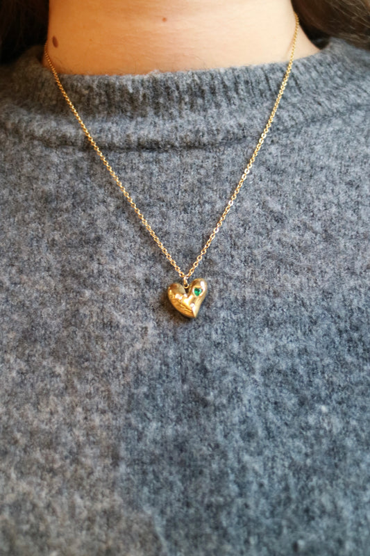 MELTED HEART NECKLACE