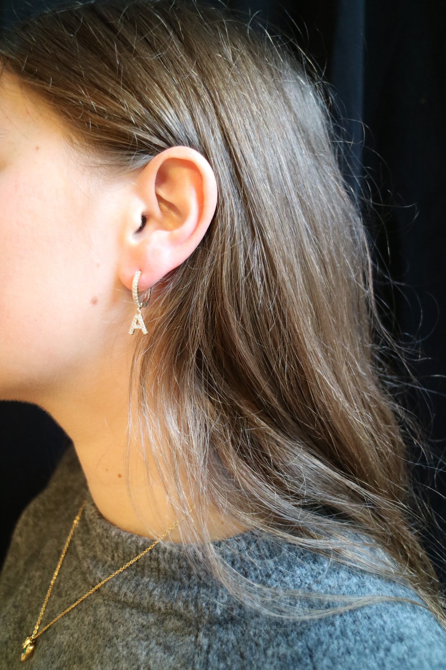 INITIAL EARRING