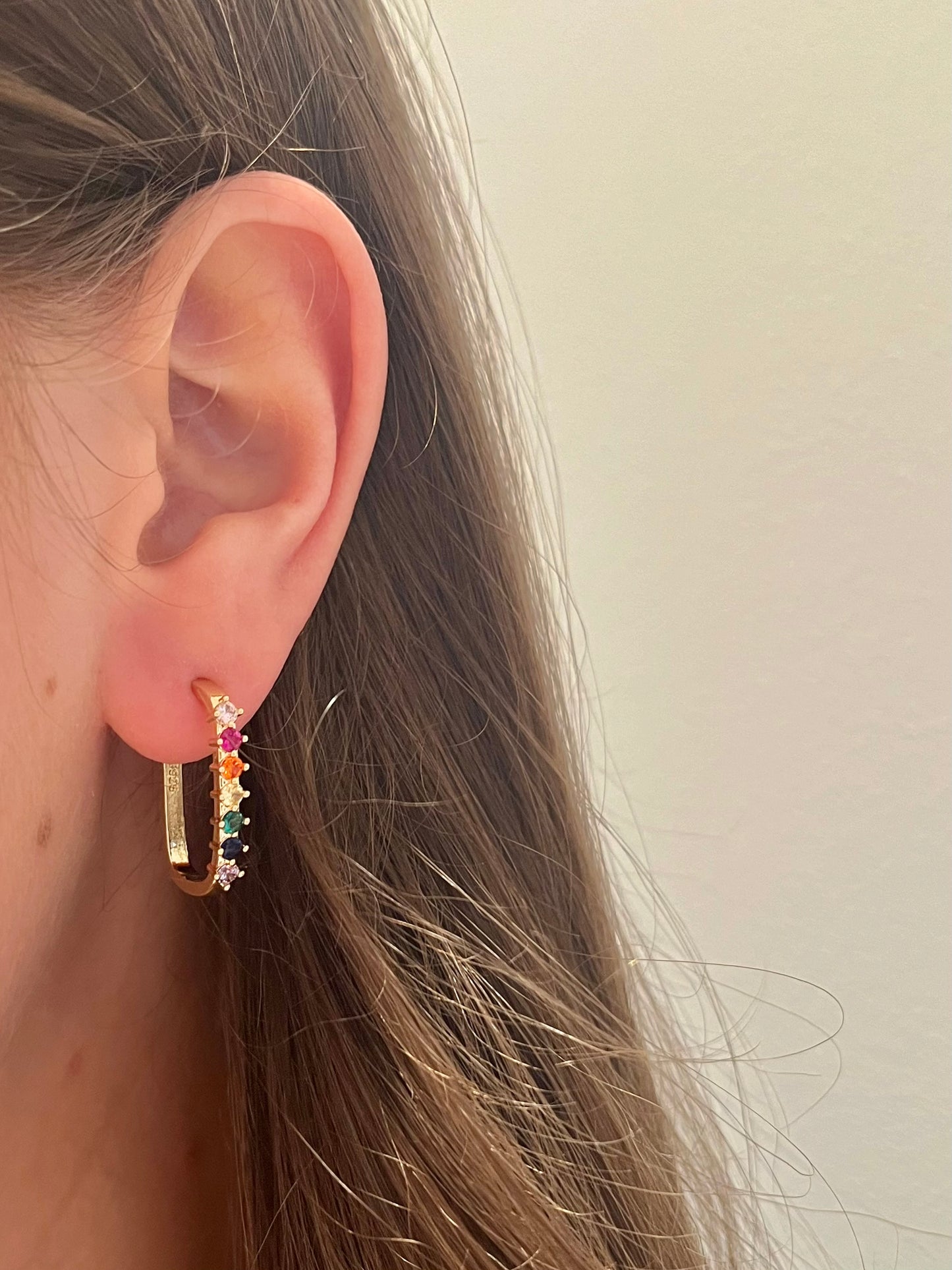 RECTANGLE EARRING