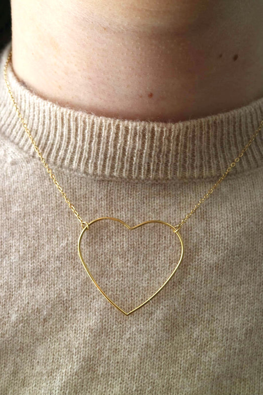 OPEN HEART NECKLACE
