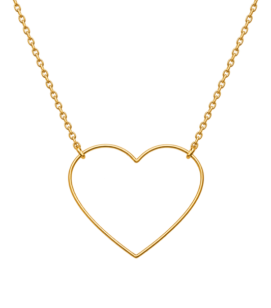OPEN HEART NECKLACE