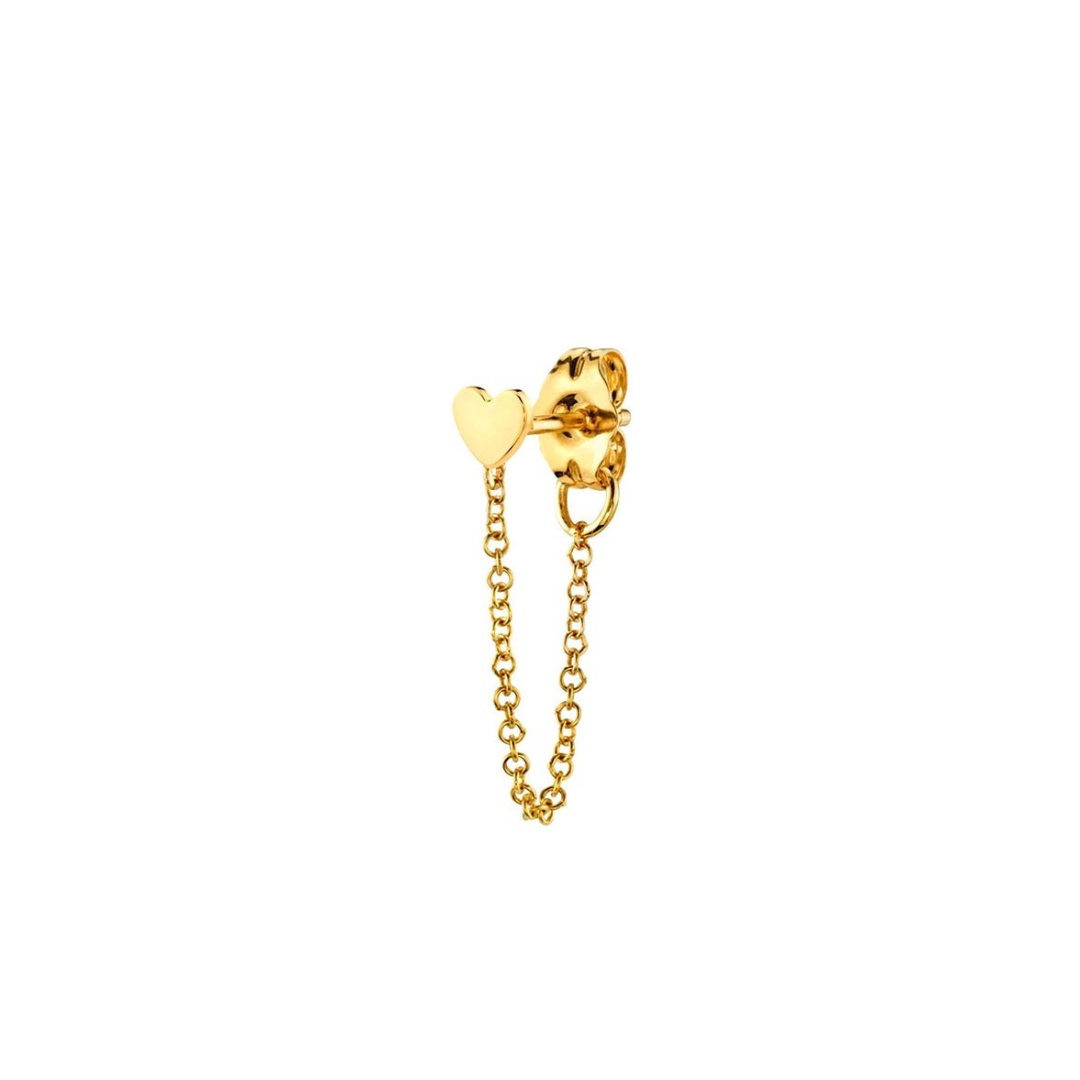 HEART CHAIN EARRING