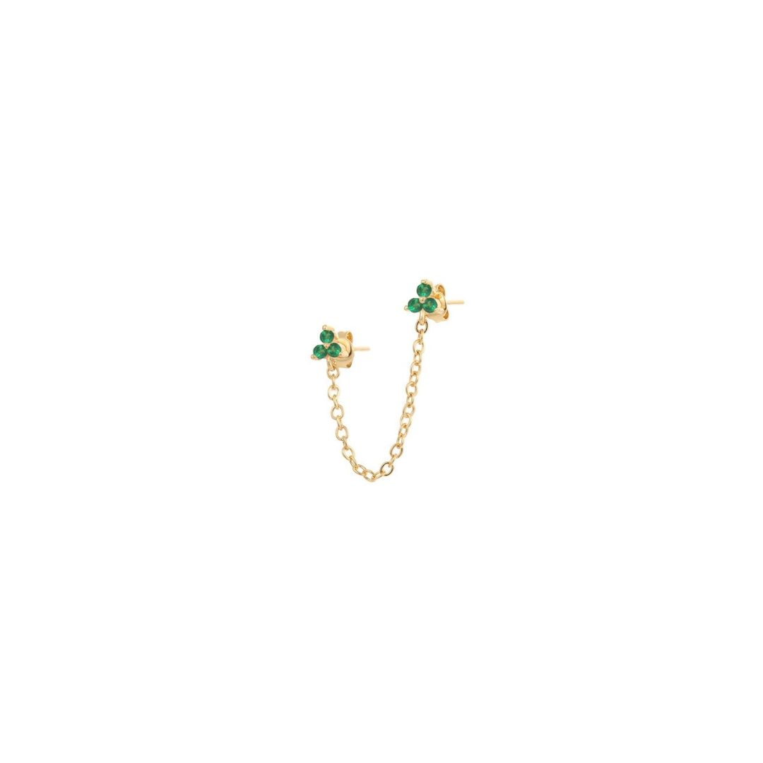 DOUBLE CLOVER EARRING