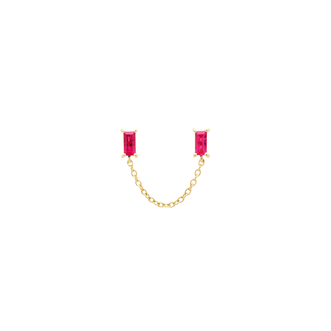 DOUBLE DIAMOND EARRING