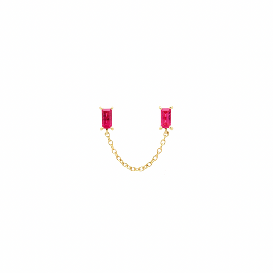 DOUBLE DIAMOND EARRING