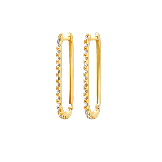 Rectangle Earring 40mm