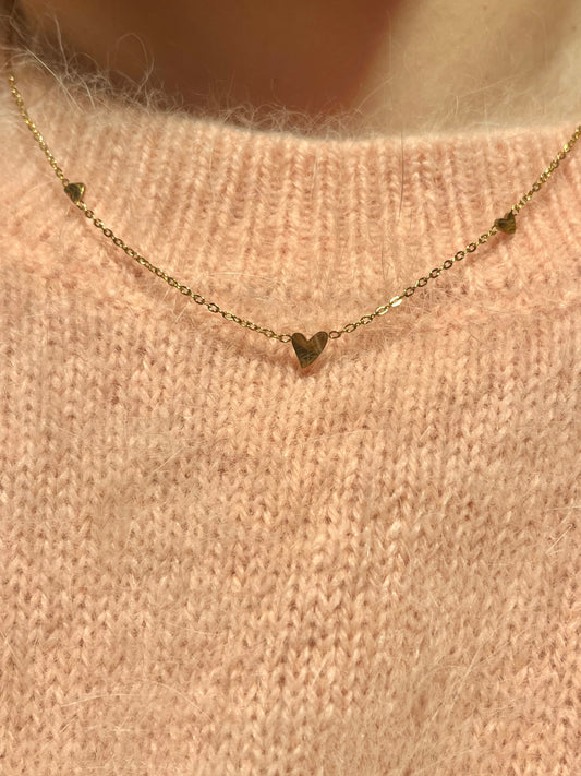 TRIPLE HEART NECKLACE