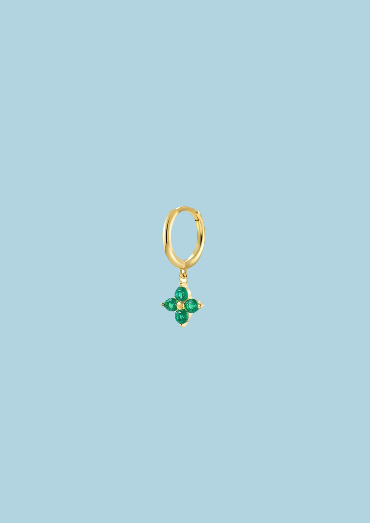 BIG CLOVER EARRING