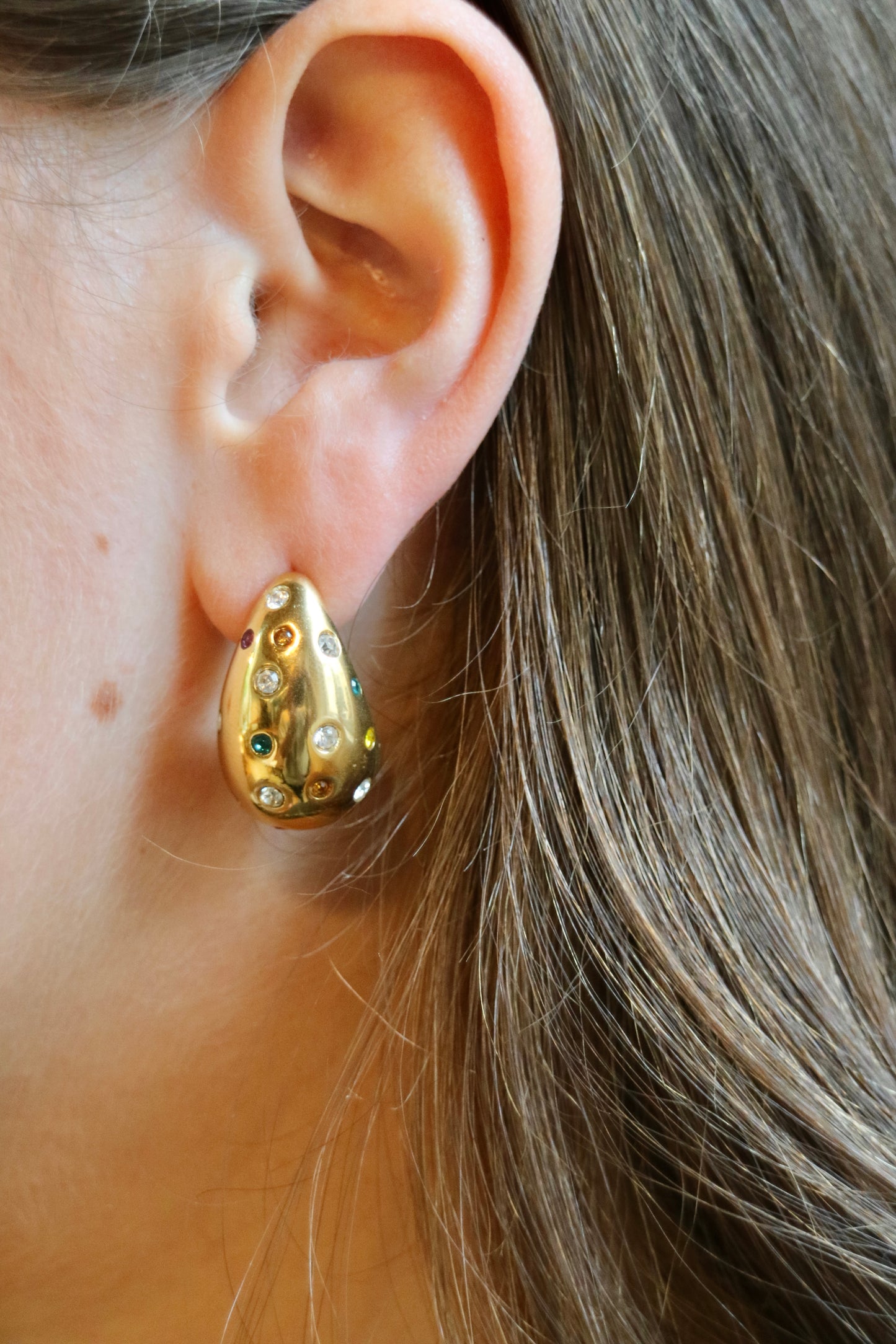 BIG DROP EARRING