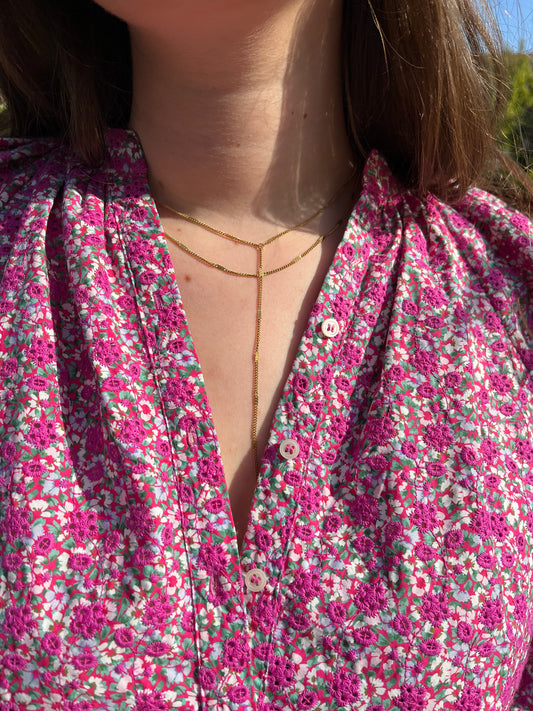 DOUBLE CHAIN NECKLACE